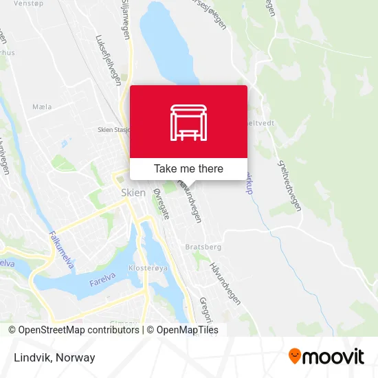 Lindvik map