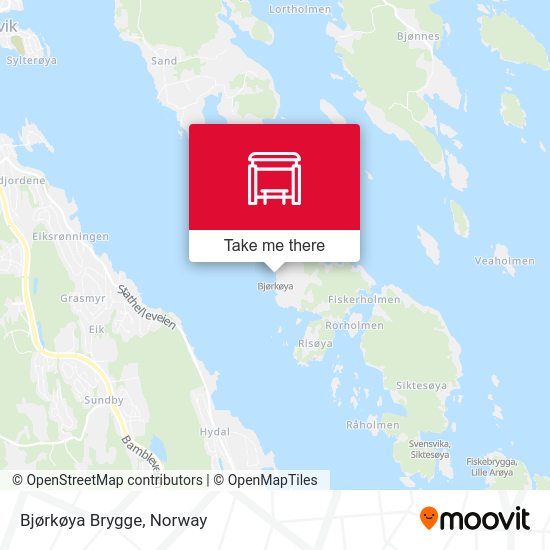 Bjørkøya Brygge map