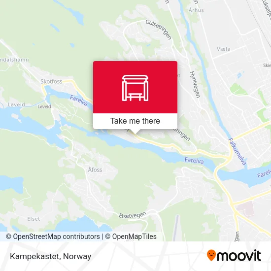 Kampekastet map