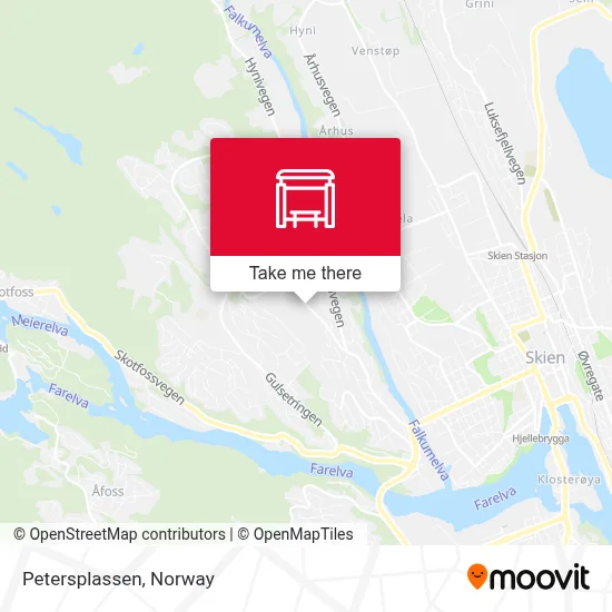 Petersplassen map