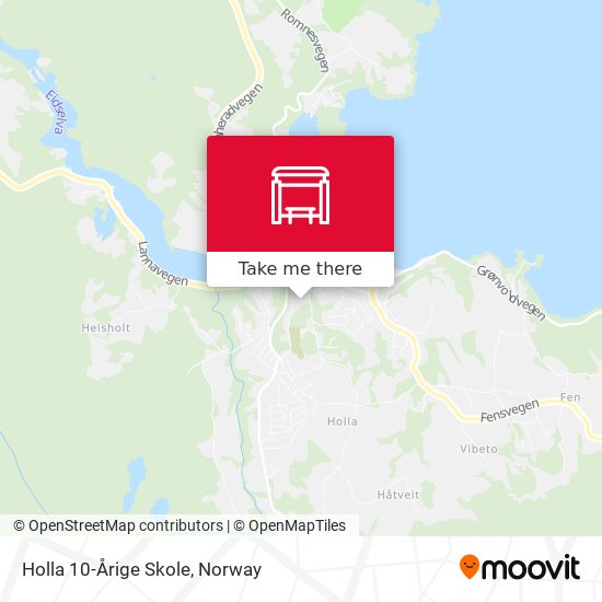 Holla 10-Årige Skole map