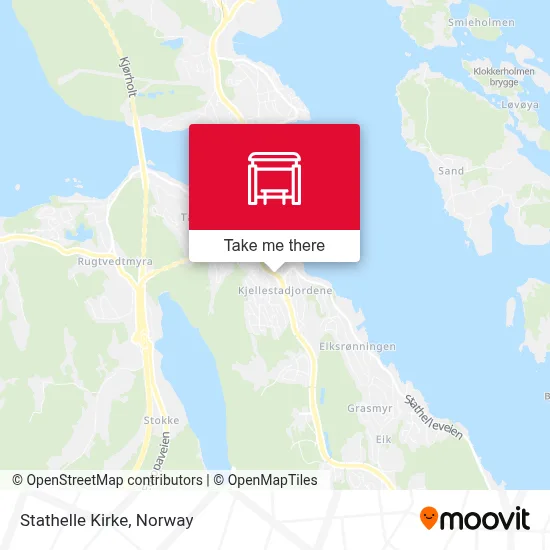 Stathelle Kirke map