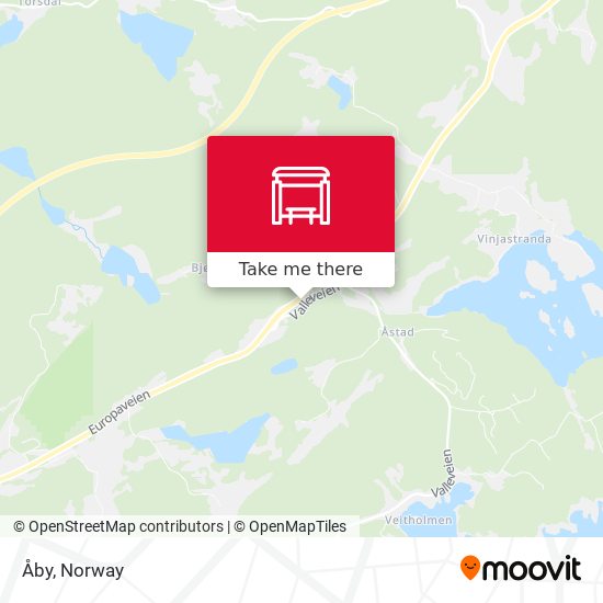 Åby map