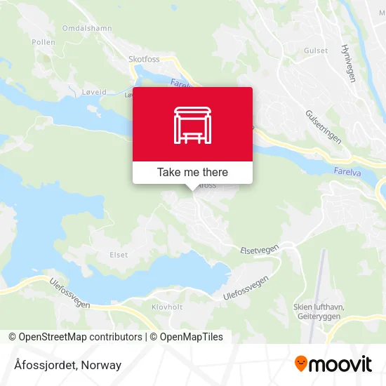 Åfossjordet map