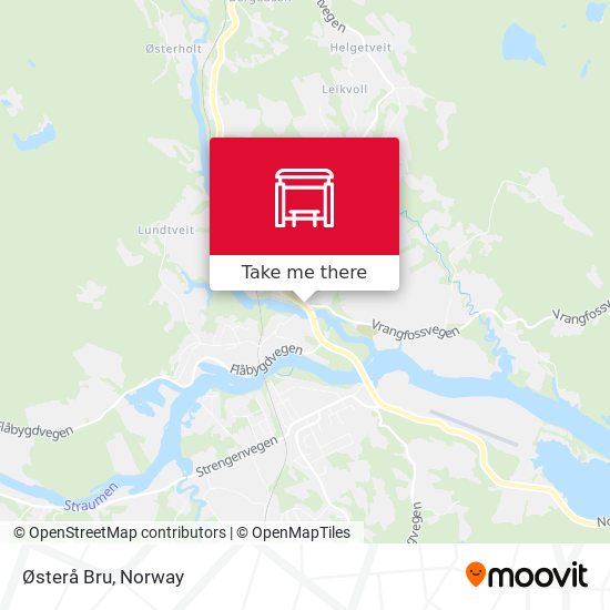 Østerå Bru map