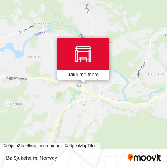 Bø Sjukeheim map
