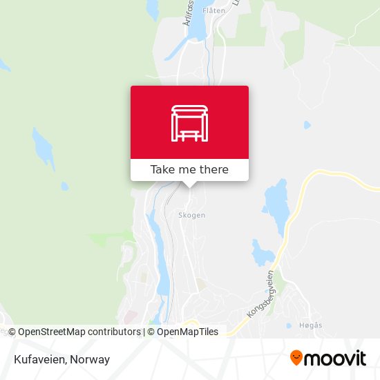 Kufaveien map