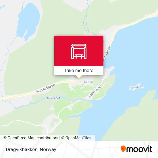 Dragvikbakken map