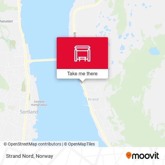 Strand Nord map