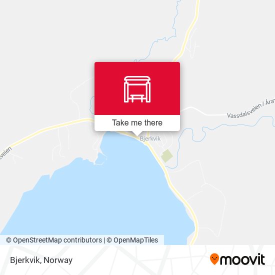 Bjerkvik map