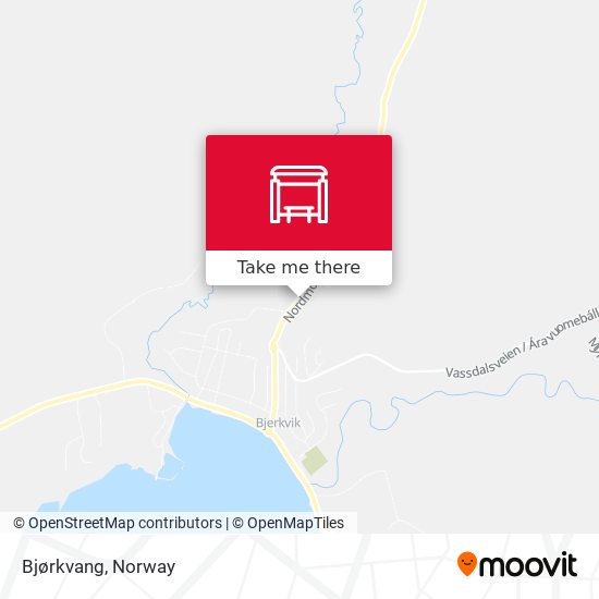 Bjørkvang map