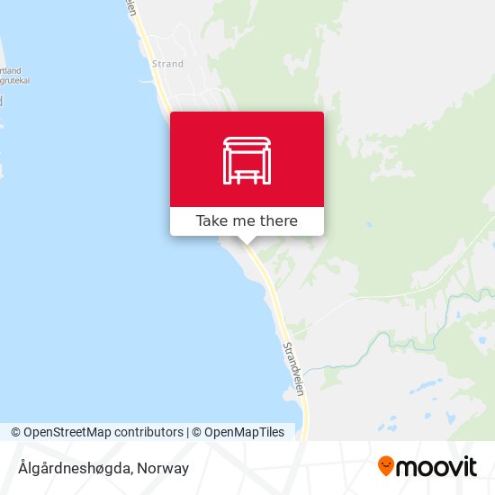 Ålgårdneshøgda map
