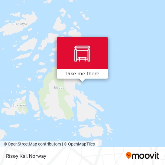 Risøy Kai map