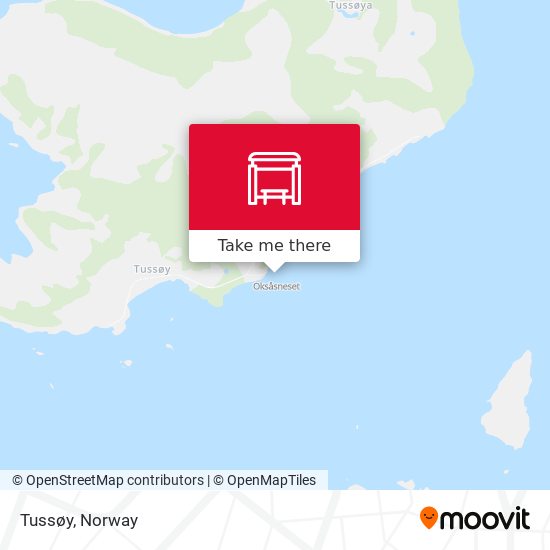 Tussøy map