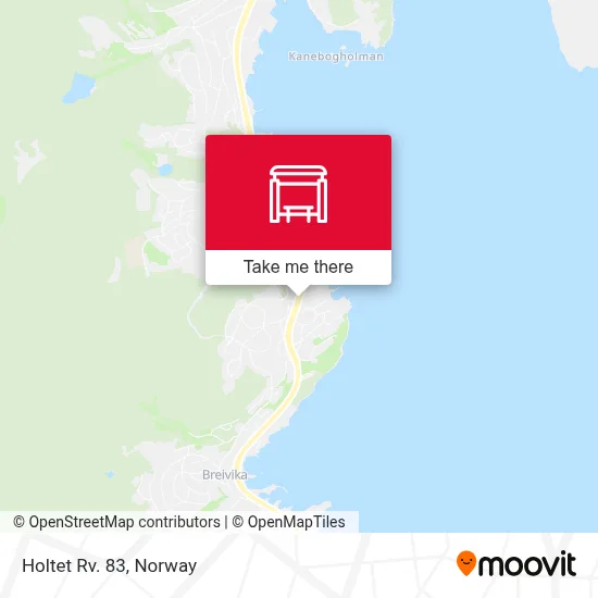 Holtet Rv. 83 map