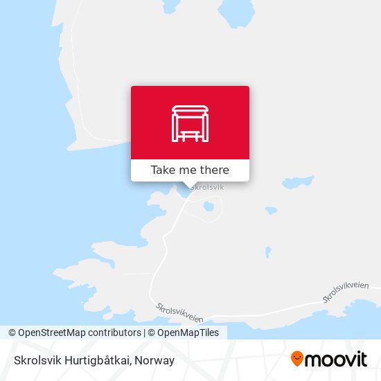 Skrolsvik Hurtigbåtkai map