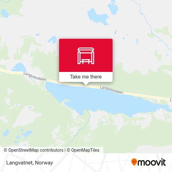 Langvatnet map