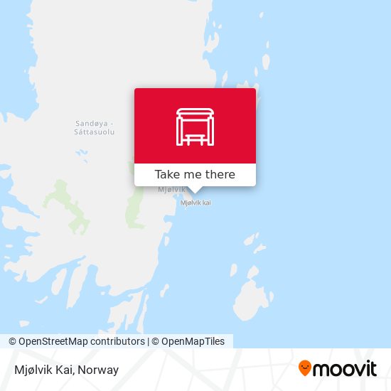 Mjølvik Kai map