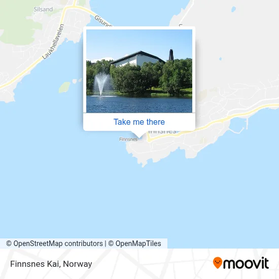Finnsnes Kai map