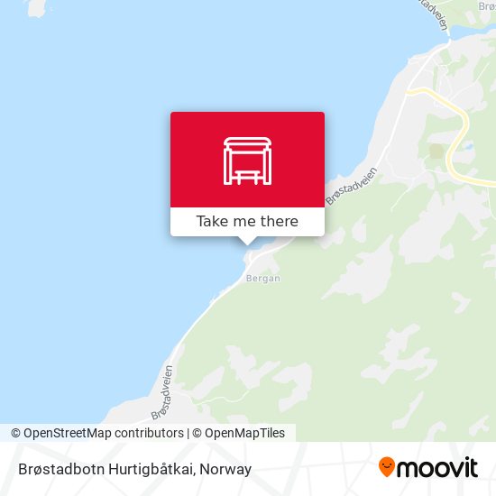 Brøstadbotn Hurtigbåtkai map