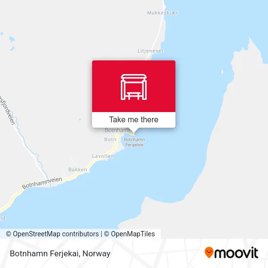 Botnhamn Ferjekai map