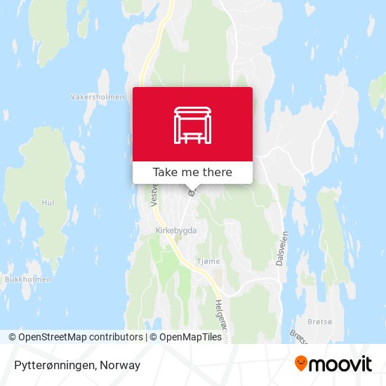 Pytterønningen map