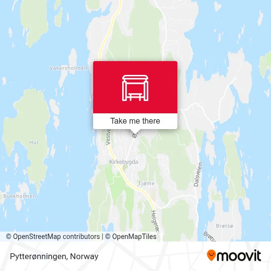 Pytterønningen map
