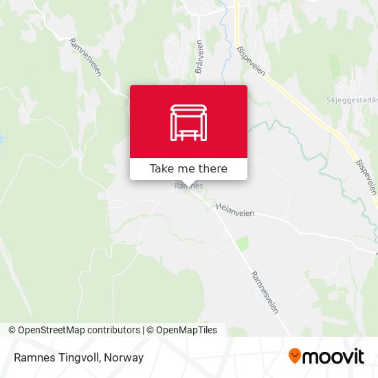 Ramnes Tingvoll map