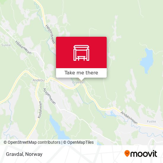 Gravdal map