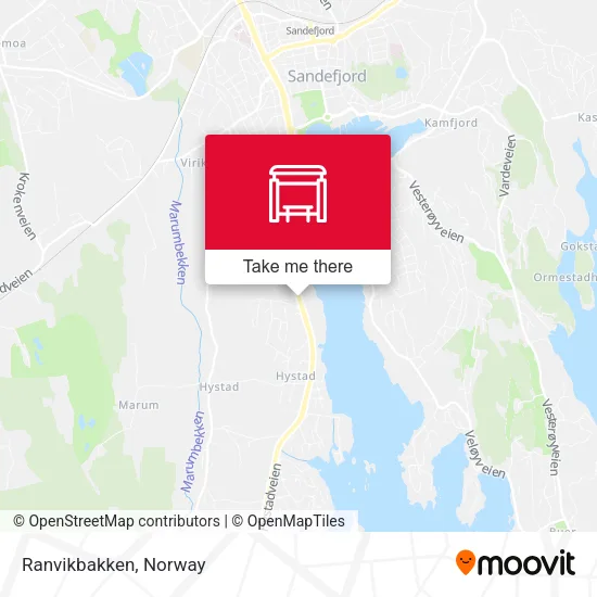 Ranvikbakken map