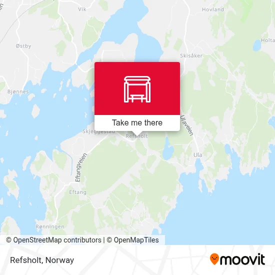 Refsholt map