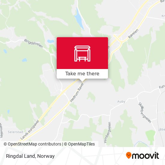 Ringdal Land map