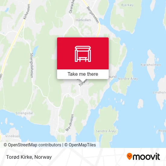 Torød Kirke map