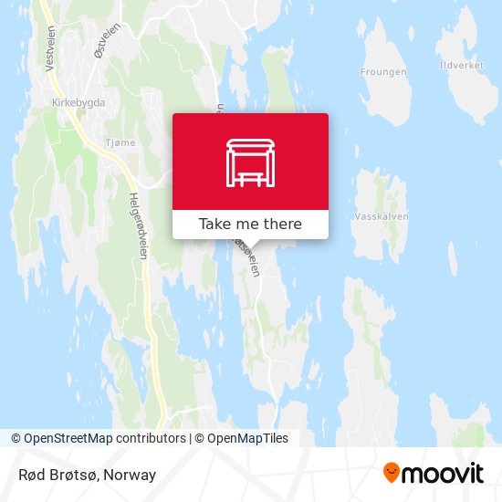 Rød Brøtsø map