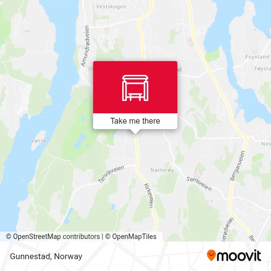 Gunnestad map