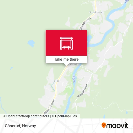 Gåserud map
