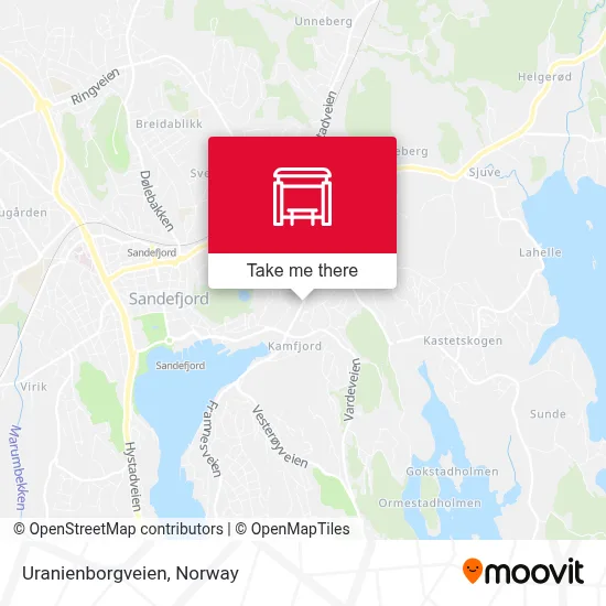 Uranienborgveien map