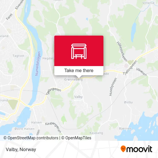 Valby map