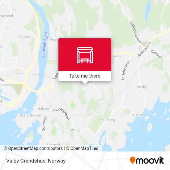Valby Grendehus map