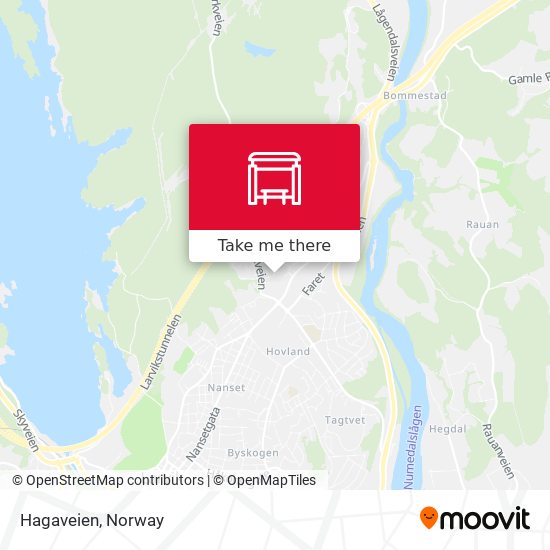 Hagaveien map