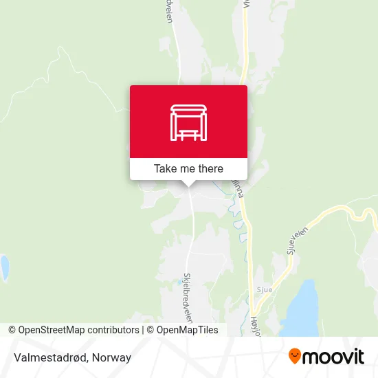 Valmestadrød map
