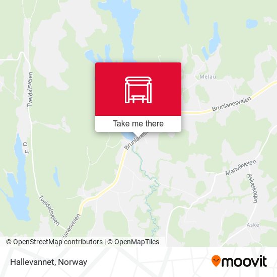 Hallevannet map