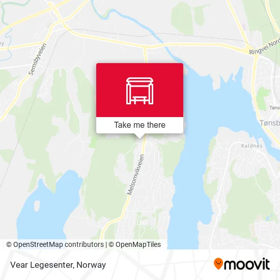 Vear Legesenter map