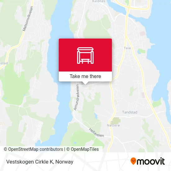 Vestskogen Cirkle K map