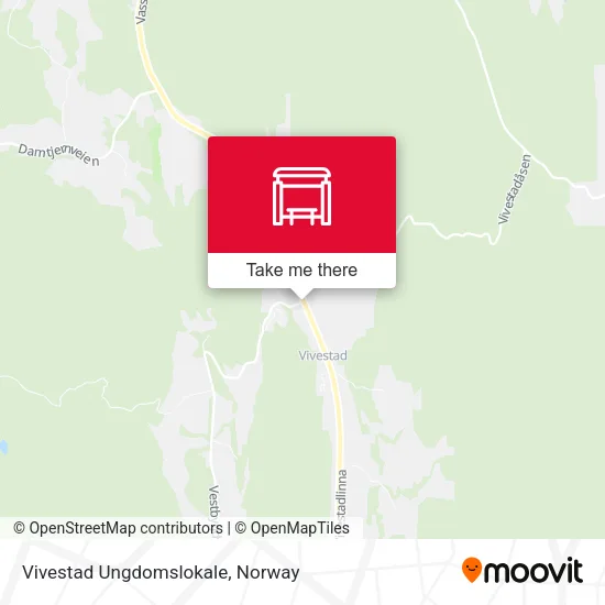 Vivestad Ungdomslokale map