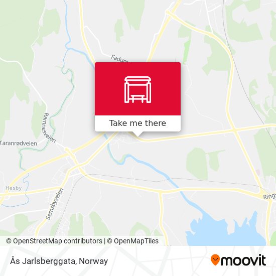 Ås Jarlsberggata map