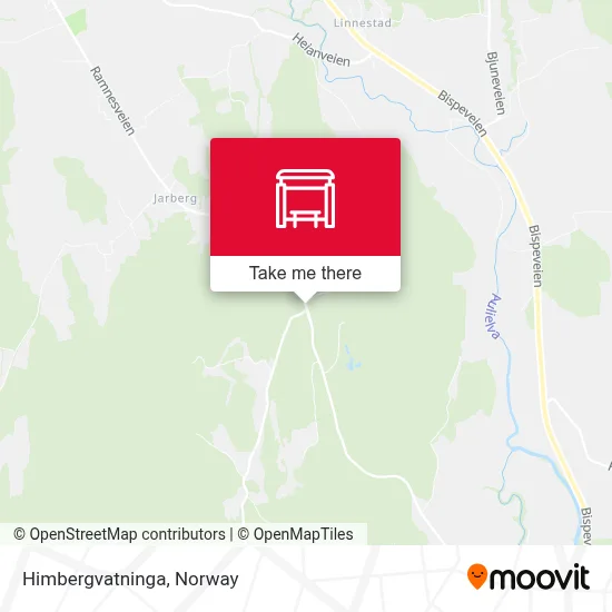 Himbergvatninga map