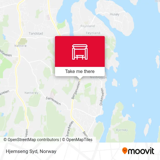Hjemseng Syd map