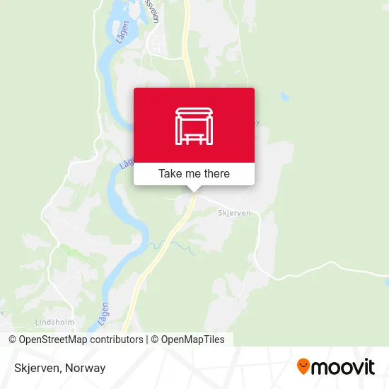 Skjerven map