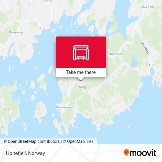 Holtefjell map